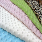 Anti - Static Dimple Embossed Minky Fabric For Home Textile