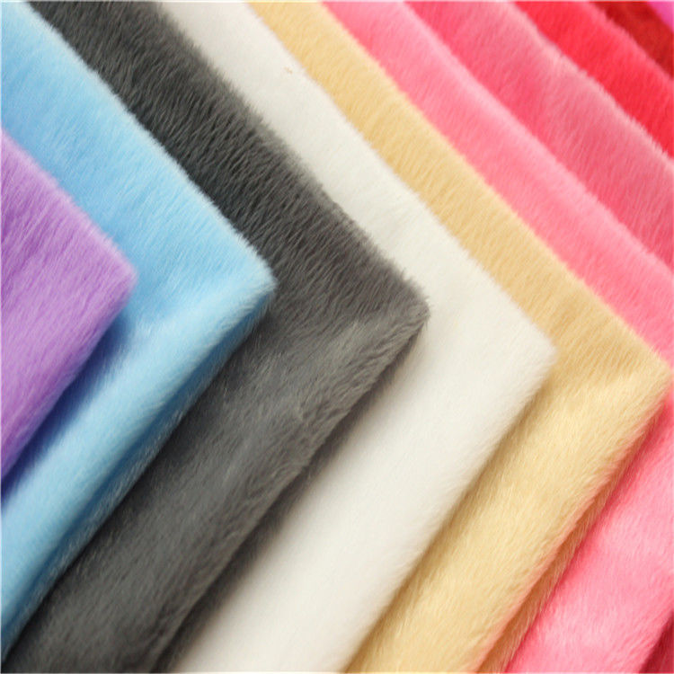 100% polyester warp knitting pearl velour/fabric textile