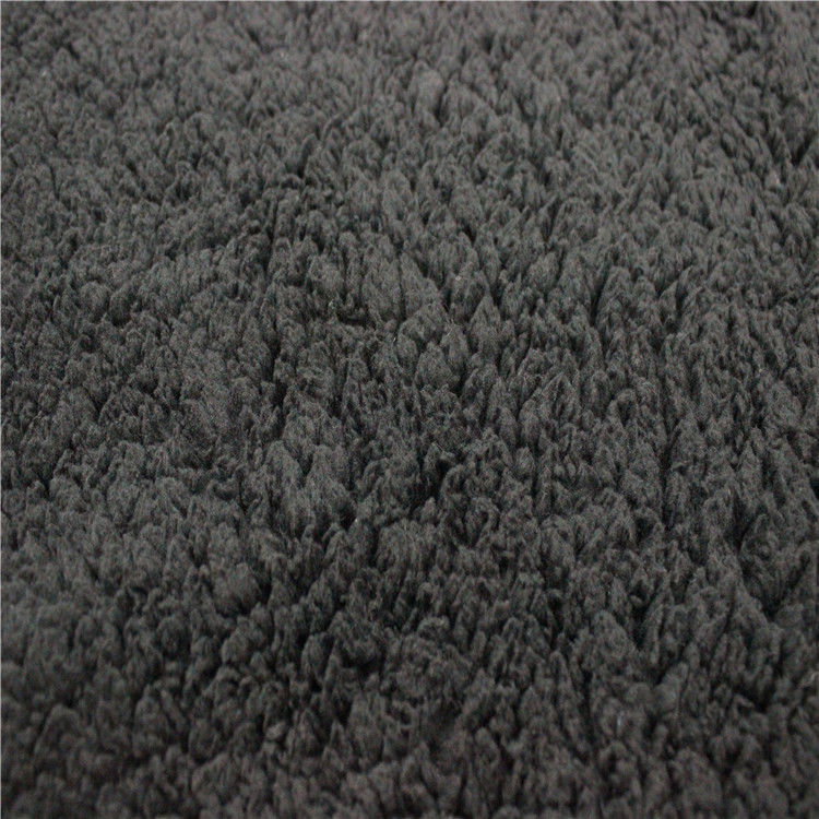 Anti - Static Cotton Sherpa Fur Fabric Faux Shearling Fabric 300d/576f