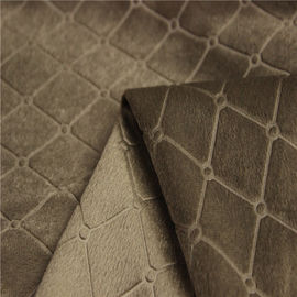 Embossed Jacquard Sofa Cloth Fabric Customized Size 75D/144F Yarn Count