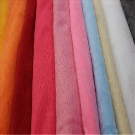 Professional Minky Velboa Fabric Plush Faux Fur Fabric 170gsm~250gsm