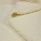 Custom Textile Upholstery Fabrics White Soft  Shu Velveteen Fabric