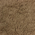 Fashion Flannel Sherpa Fur Fabric 5~10mm Pile Height Sgs Approved