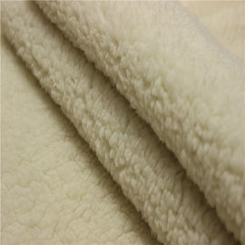 New Fashion Winter clothing fabric 100%polyester Knitted Sherpa Fur Fabric