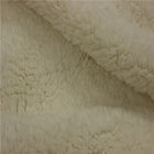 velvet fabric faux sherpa sheepskin anti pill fleece