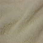 100 Polyester Sherpa Fur Fabric 7mm~15mm Pile Customized Color