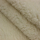 New fashion super soft sherpa fleece Lamb fur fabric / polyester knitted fleece fabric lining cloth