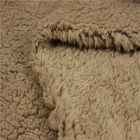 Best selling polyester super soft cotton sherpa fleece faux fur fabric/sherpa lining fabric