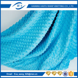 Anti - Static Dimple Embossed Minky Fabric For Home Textile