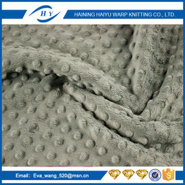 Anti - Static Dimple Embossed Minky Fabric For Home Textile