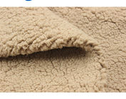 Wholesale sherpa fleece/shu velveteen fabric with shiny fibers added Customized
