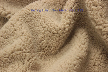 Washable Sherpa fleece Fabric Sherpa Lining Fabric Customized Color