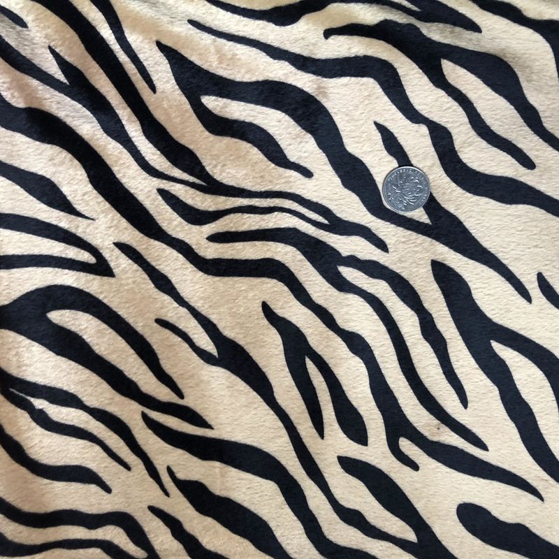 Comfortable Composite Fabric Zebra Upholstery Fabric 0.5mm-5mm Pile