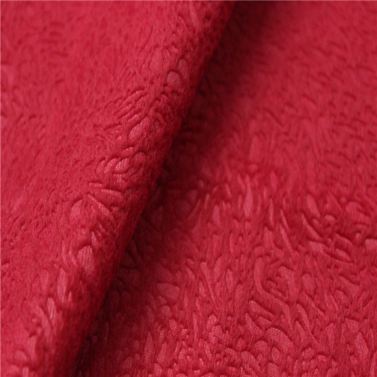 chinese factory polyester sofa fabric 3D emboss velvet fabric france velvet sofa fabric