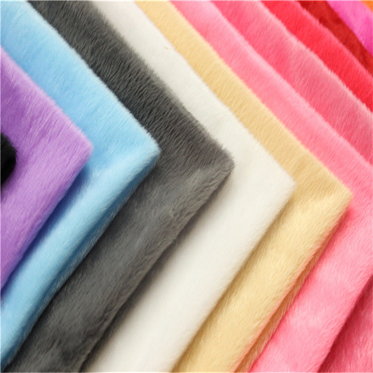 knitted fleece 100% polyester soft velboa fabric for pillows fabric kilo