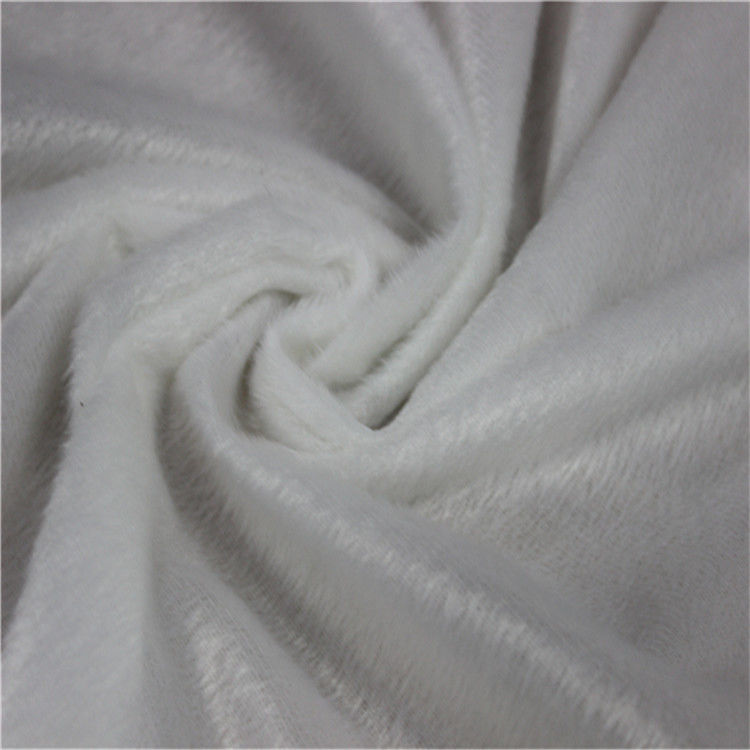 Commercial Soft Toy Making Fabric  Velboa Plush Fur Fabric For Home Textile