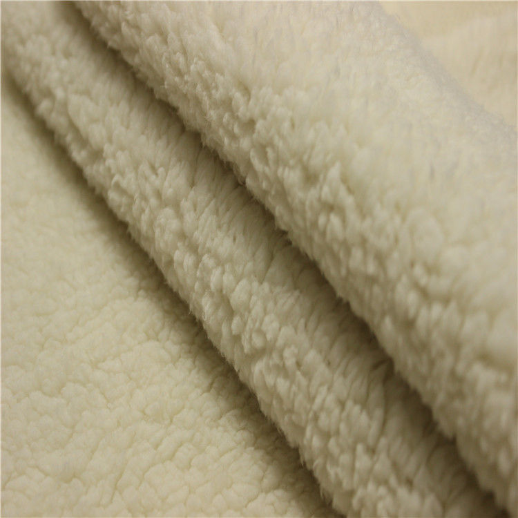 sherpa fleece fabric domestic garments orders warm knitted fleece fabric
