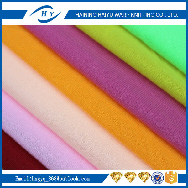 various colors tricot plain plush velboa fabric